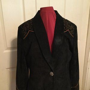Scully Womens Leather long coat Size 16"
